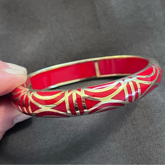 AHC Pillar bracelet; red and gold - Picture 2 of 4